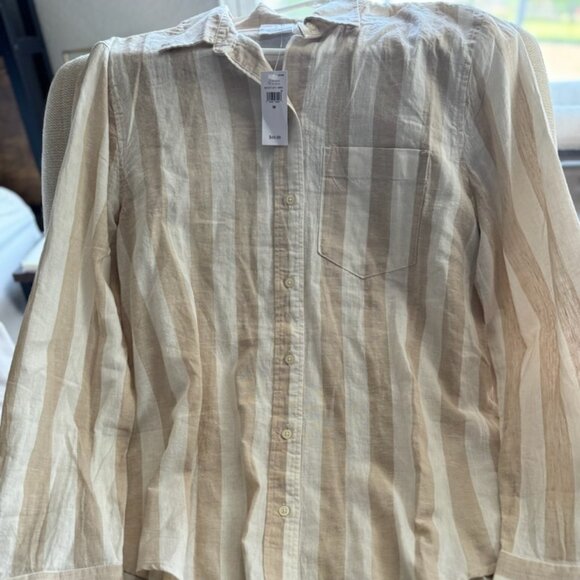 NWT Relaxed Plaid Flannel Easy Shirt - Picture 1 of 3